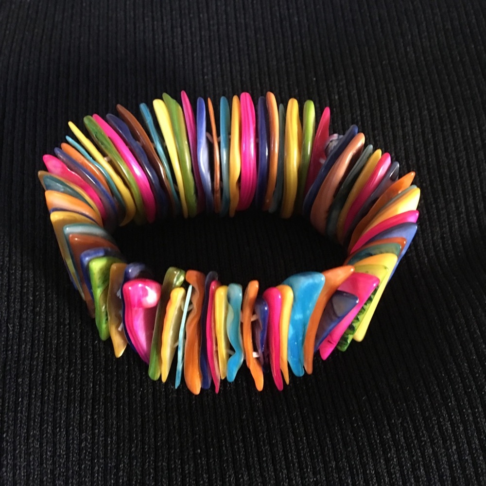 Mexican abalone shell bracelet